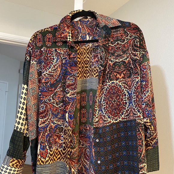 Patterned Button Down - Picture 3 of 3